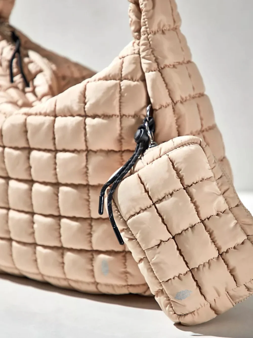FP Movement Quilted Mini Case NWT Off White Cream